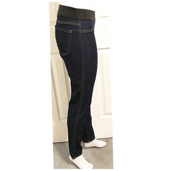 NWT Karen Kane, Denim Stretchy Waistband Legging Jeans, Size 10 - Picture 4 of 13